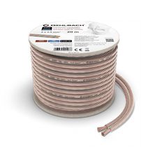 Oehlbach Speaker Wire SP-25 Καλώδιο Ηχείων 2 x 2,5 mm² 20m Διαφανές (Τεμάχιο)