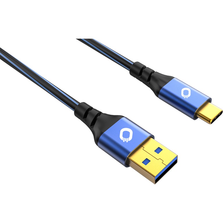 Oehlbach USB Plus C3 USB 3.2 Gen2 Cable Type A - Type C 2 m Blue