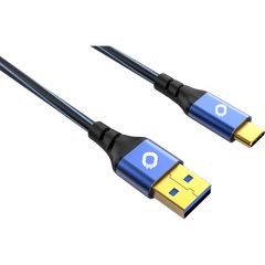 Oehlbach USB Plus C3 USB 3.2 Gen2 Cable Type A - Type C 3m Blue