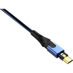Oehlbach USB Plus Micro USB 2.0 cable type A to type Micro-B 1 m Blue