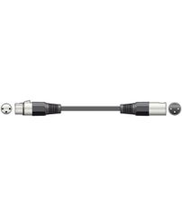 Qtx 190.080UK Καλώδιο Μικροφώνου XLR Θηλυκό - XLR Αρσενικό 1.5m (Τεμάχιο)