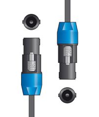 Qtx 190.179UK Καλώδιο Ηχείων 2 x Βύσματα SPK 3.0m (Τεμάχιο)