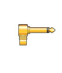 Qtx 757.025UK Γωνιακός Αντάπτορας RCA Phono Socket – 6.3mm Mono Jack Plug (Τεμάχιο)