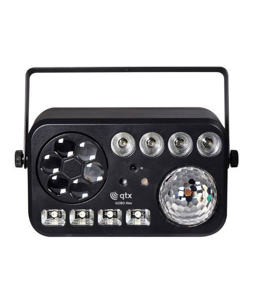Qtx GOBO Hex: 6-in-1 LED & Laser Effect