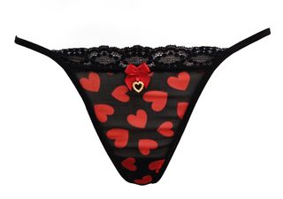 Γυναικείο Εσώρουχο G-String Τούλι και Δαντέλα
