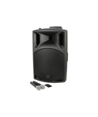 Qtx QX15PA-PLUS Φορητό Ενεργό Ηχείο με Μικρόφωνα UHF, USB / SD / FM & Bluetooth (Σετ)