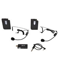 Qtx U-MIC-863.2+864.8-N USB Dual Neckband UHF Ασύρματο Σύστημα με 2 Χειλόφωνα (Σετ)