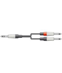 S6J-2M6J600 Καλώδιο Ήχου 6.3mm TRS Jack - 2 x 6.3mm Mono Jack 6m (Τεμάχιο)