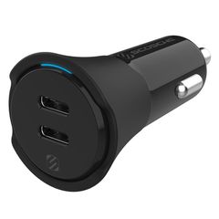 Scosche CPDCC40-SP Dual-Port USB-C® Car Charger