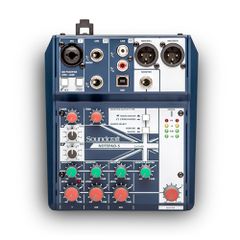 SOUNDCRAFT NOTEPAD-5 SMALL MIXER 5 MONO MIC/LINE INPUTS