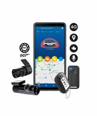 Starline B9-4G-PRO-007A V2 Συναγερμός αυτοκινήτου με GPS, εκκίνηση κινητήρα και καταγραφή μέσω κάμερας Ampire (Front & Back)