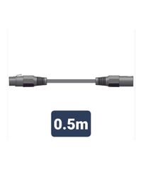 XF-XM050BK Καλώδιο Μικροφώνου XLR Female - XLR Male 0.5m (Τεμάχιο)