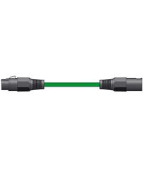 XF-XM150GN Kαλώδιο Μικροφώνου XLR Female - XLR Male 1.5m Πράσινο (Τεμάχιο)