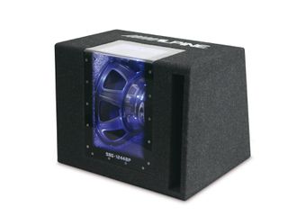 ALPINE SBG-1244BP SUB-BOX, 12", 800/250RMS