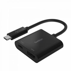 BELKIN AVC002btBK USB-C TO HDMI adapter, 60W PD, BLK