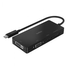 BELKIN AVC003BTBK ADAPTER, USB-C TO HDMI, VGA, DVI, DISPLAYPORT, BLK Η ΚΟΙΝΗ ΧΡΗΣΗ ΒΙΝΤΕΟ ΕΙΝΑΙ ΠΛΕΟΝ ΑΠΛΗ ΥΠΟΘΕΣΗΣυνδέστε το laptop ή το tablet σας σε μια οθόνη HDMI, VGA, DisplayPort ή DVI με έναν π