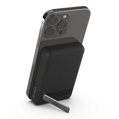 BELKIN BPD004btBK 5K MAGNETIC WIRELESS POWER BANK + KICK STAND, BLACK