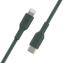 BELKIN CAA003bt1MMG Lightning to USB-C Cable, 1M, Midnight Green