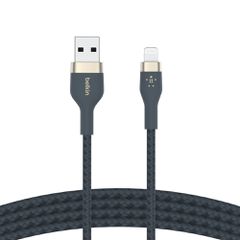 BELKIN CAA008bt3MBK BOOST CHARGE USB-A to LTG_silicone, 3M, Black