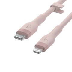 BELKIN CAA009bt1MPK BOOST CHARGE USB-C to LTG_silicone, 1M, Pink