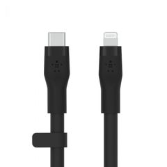 BELKIN CAA009bt3MBK BOOST CHARGE USB-C to LTG_silicone, 3M, Black
