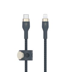 BELKIN CAA011bt1MBL BOOST CHARGE USB-C to LTG_Braided silicone, 1M, Blue