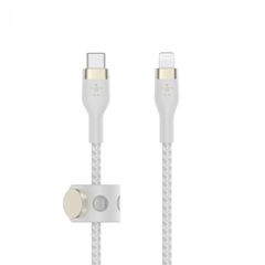 BELKIN CAA011bt1MWH BOOST CHARGE USB-C to LTG_Braided silicone, 1M, White