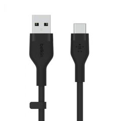 BELKIN CAB008bt2MBK BOOST CHARGE USB-A to USB-C_silicone, 2M, Black
