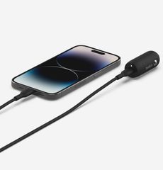 BELKIN CCA004bt1MBK-B5 30W USB-C PD CAR CHARGER WITH PPS W/PVC, C-LTG, 1M BLK