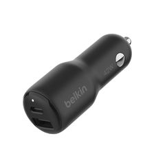 BELKIN CCB005BTBK 42W PD/PPS Dual Standalone Car Charger (30W USB-C & 12W USB-A)