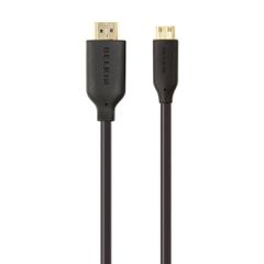 BELKIN F3Y027bf1M-P CABLE, HDMI/HDMI-MINI, M/M, 1M, HIGHSPEED, BLACK, GOLD