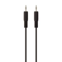 BELKIN F3Y111bf2M-P CABLE, AUDIO, 3.5mm, M/M, 2M, PORTABLE, BLACK, NICKEL
