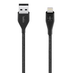 BELKIN F8J236BT10-BLK DuraTek Plus CABLE, 2.4A, Lightning, 3m, BLACK