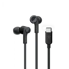 BELKIN G3H0002btBLK USB-C, In-Ear Headphones, BLACK Η ΜΟΥΣΙΚΗ ΣΟΥ, ΚΑΛΥΤΕΡΗ ΑΠΟ ΠΟΤΕΜε υψηλή ποιότητα ήχου, μέγιστη άνεση, βέλτιστη εφαρμογή και εξαιρετική ανθεκτικότητα, τα ROCKSTAR με σύνδεση USB-C