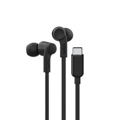 BELKIN G3H0002hqBKV2 USB-C® Wired Earbuds with Adjustable Volume Limiter, Black Ενσύρματα Ακουστικά SoundForm: Απόλυτος Ήχος, Απόλυτη ΑντοχήΑπολαύστε μια κορυφαία ακουστική εμπειρία με τα ενσύρματα ακ