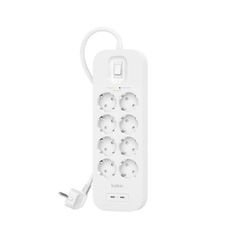 BELKIN SRB004vf2M SURGE 8 sockets 900J, 30W, DUAL USB C