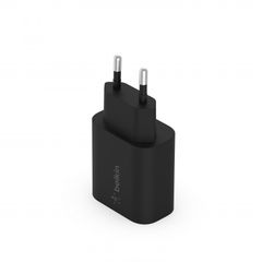 BELKIN WCA004vfBK 25W USB-C PD/PPS Home Charger, Black