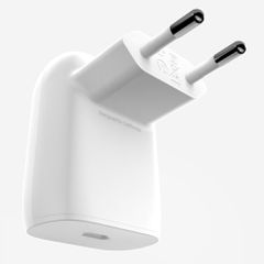 BELKIN WCA005VF1MWH-B5 30W USB-C PD/PPS Home Charger with 1M PVC, USB-C to LTG CABLE, White