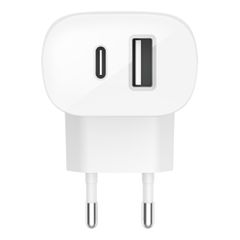 BELKIN WCB008vfWH 32W PD Dual Standalone Home Charger (20W USB-C & 12W USB-A)