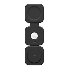 BELKIN WIZ024vfBK BOOSTCHARGE PRO 3-in-1 Magnetic Wireless Charging Travel Pad with Qi2 15W Ασύρματη Φόρτιση 3-σε-1 με Εν κινήσει: Ο Απόλυτος Ταξιδιωτικός ΣύντροφοςΑυτό το καινοτόμο, αναδιπλούμενο doc