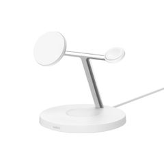 BELKIN WIZ032kqWH BOOST CHARGE PRO Qi2 3in1 magn.Charg Βάση Ασύρματης Φόρτισης 3-σε-1: Ταχύτητα, Ασφάλεια και ΣτυλΑυτή η βάση φόρτισης είναι η απόλυτη λύση για να κρατάτε όλες τις βασικές σας συσκευές
