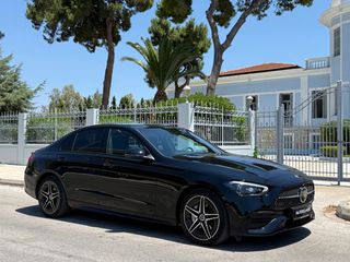 Mercedes-Benz C 300 2023 300e AMG Night-Pack ΕΡΓΟΣΤ.ΕΓΓΥΗΣΗ 2028 Plug-In Hybrid 320hp-thumb-2