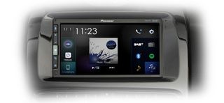 PIONEER SPH-EVO62DAB-CLIO Multimedia 2-DIN 6, 8" screen + Renault Clio installation kit