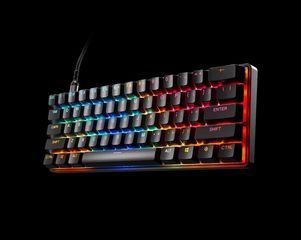 STEEL SERIES 64913 Apex Pro Mini Gen 3 US Apex Pro Mini Gen 3 - USΤο ταχύτερο πληκτρολόγιο στον κόσμο — Ξεπέρασε τα όρια με τους προηγμένους OmniPoint 3.0 Adjustable HyperMagnetic διακόπτες και νέες λ