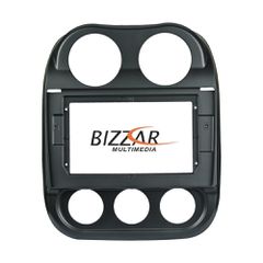 BIZZAR F-CT-JP0076 Πρόσοψη, Καλωδίωση & CANbus Box Για Jeep Compass Για Tablet 10"
