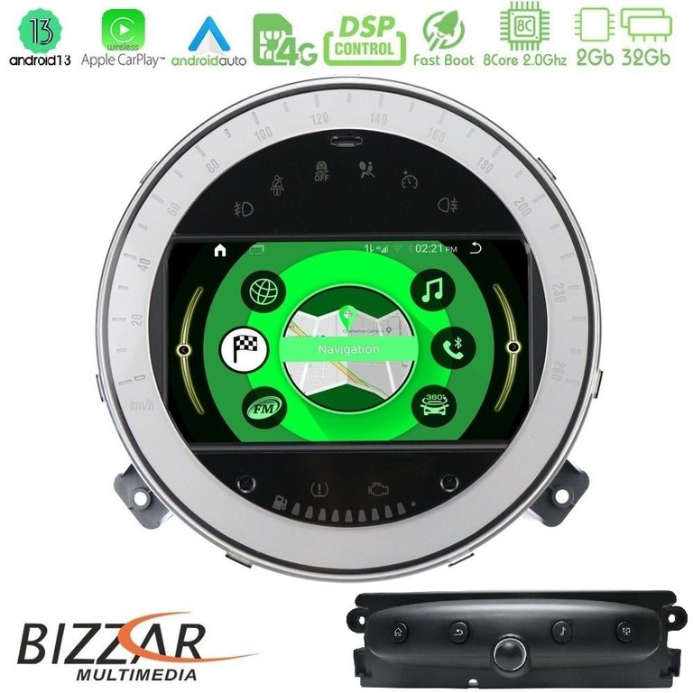 BIZZAR U-A11-MN60 Mini Cooper/Countryman 8core Android13 2+32GB Navigation Multimedia System