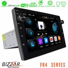BIZZAR U-BL-R4-UV91 FR4 Series 4Core Android12 2+16GB Navigation Multimedia Tablet 10" (1DIN)