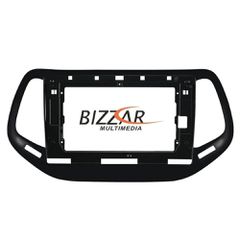BIZZAR F-CT-JP0143 Πρόσοψη, Καλωδίωση & CANbus Box Για Jeep Compass 2017-2021 Για Tablet 9"