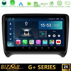 BIZZAR U-G-AU0828 G+ Series Audi TT B7 8core Android14 6+128GB Navigation Multimedia Tablet 9"