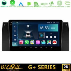 BIZZAR U-G-BM0604 G+ Series BMW 5 Series (E39) / X5 (E53) 8core Android14 6+128GB Navigation Multimedia Tablet 9"